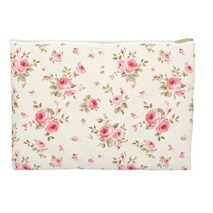White Rose Accessory Pouch